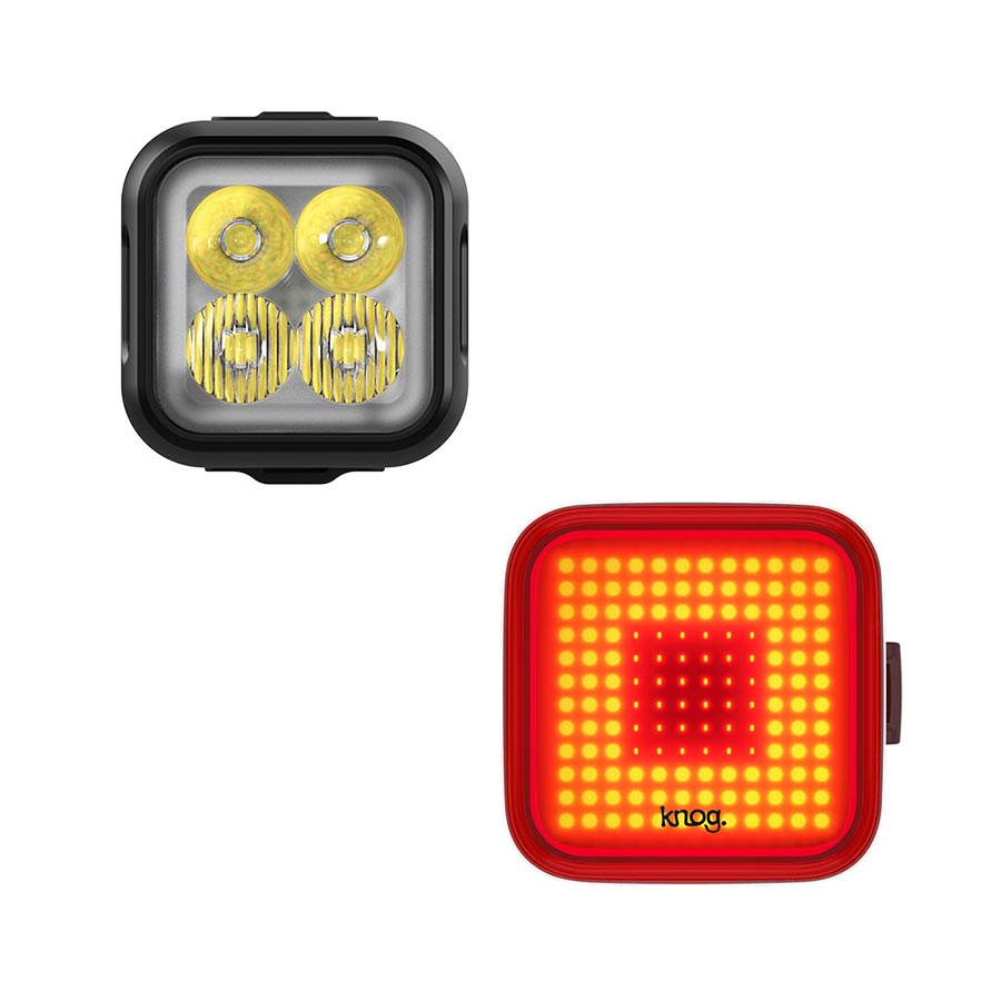 Knog, Blinder 900/ Blinder V, Light, Front and Rear, Black, Set
