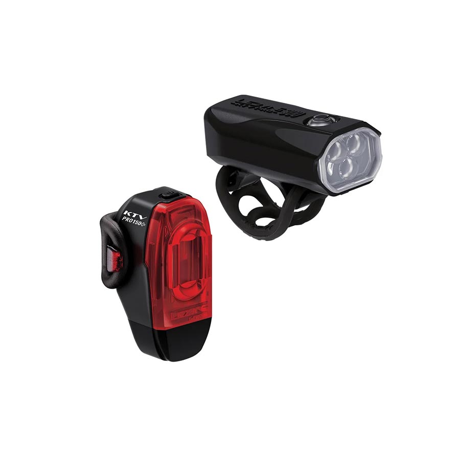 Lezyne, KTV Drive Pro 300+/ KTV Drive Pro+, Light, Set, Black