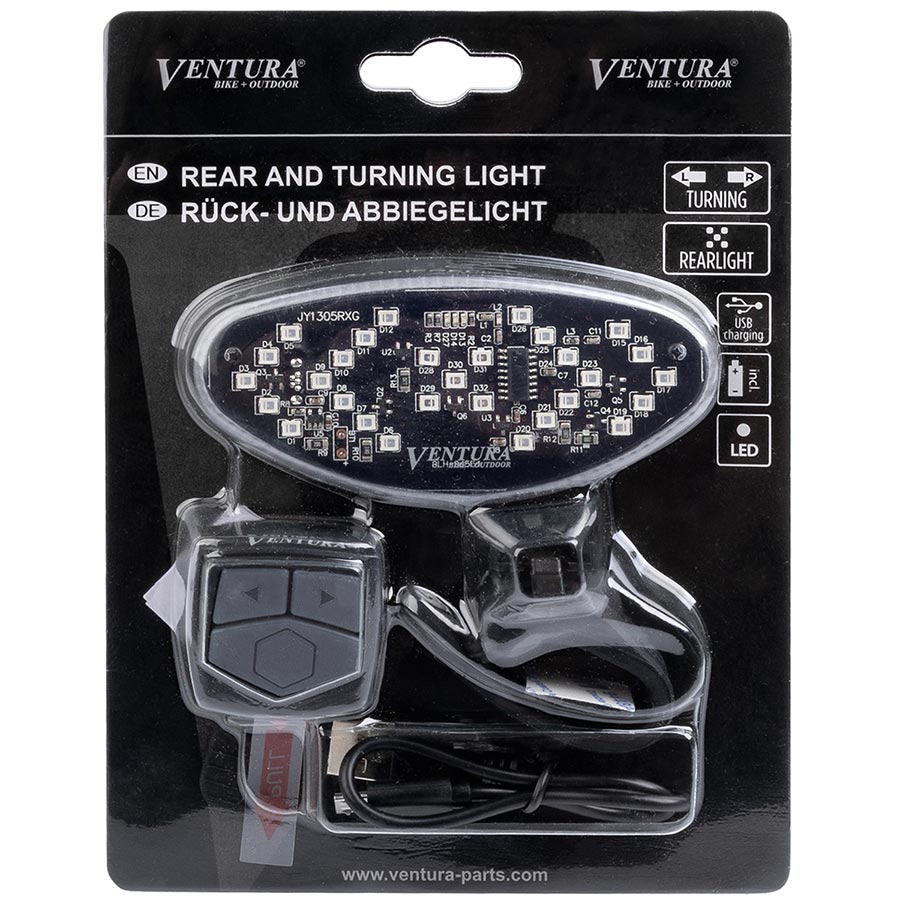 Ventura, Directional Taillight, Light, Rear, Black