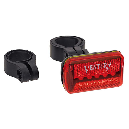 Ventura, Rear Flashing Reflector Light, Light, Rear, Black