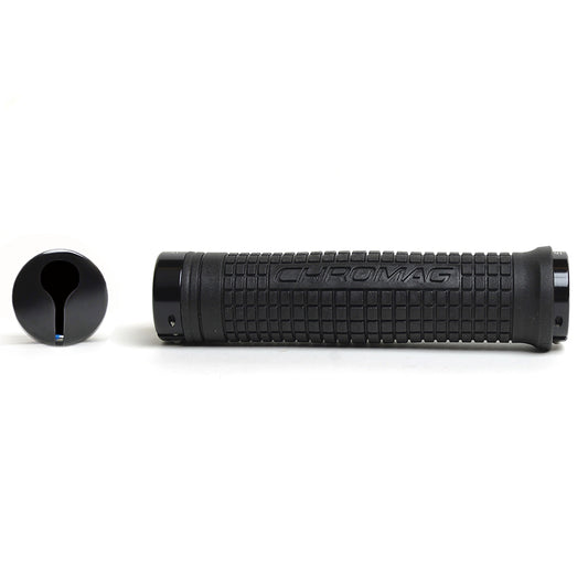 Chromag, Squarewave XL, Grips, 150mm, Black/Black