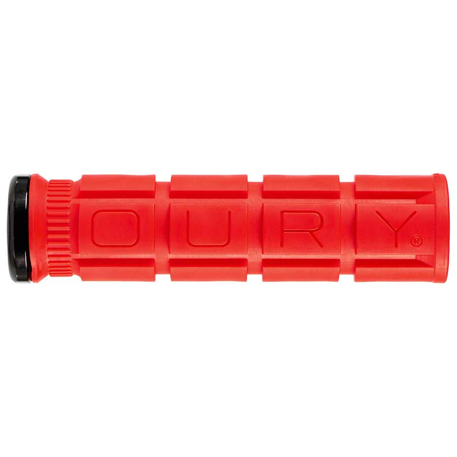 Oury Grips, Single-Sided Lock-On, Grips, 135mm, Jet Black, Pair