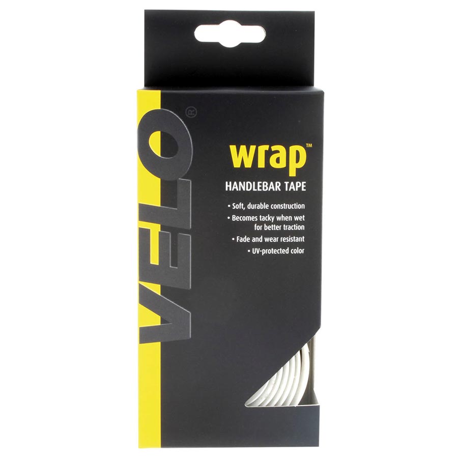 Velo, Grip, Handlebar Tape, White, Plastic, Set