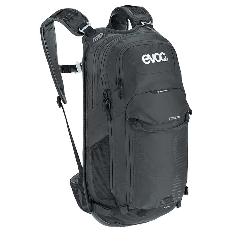 EVOC, Stage 18, Hydration Bag, Volume: 18L, Bladder: Not inlcuded, Black