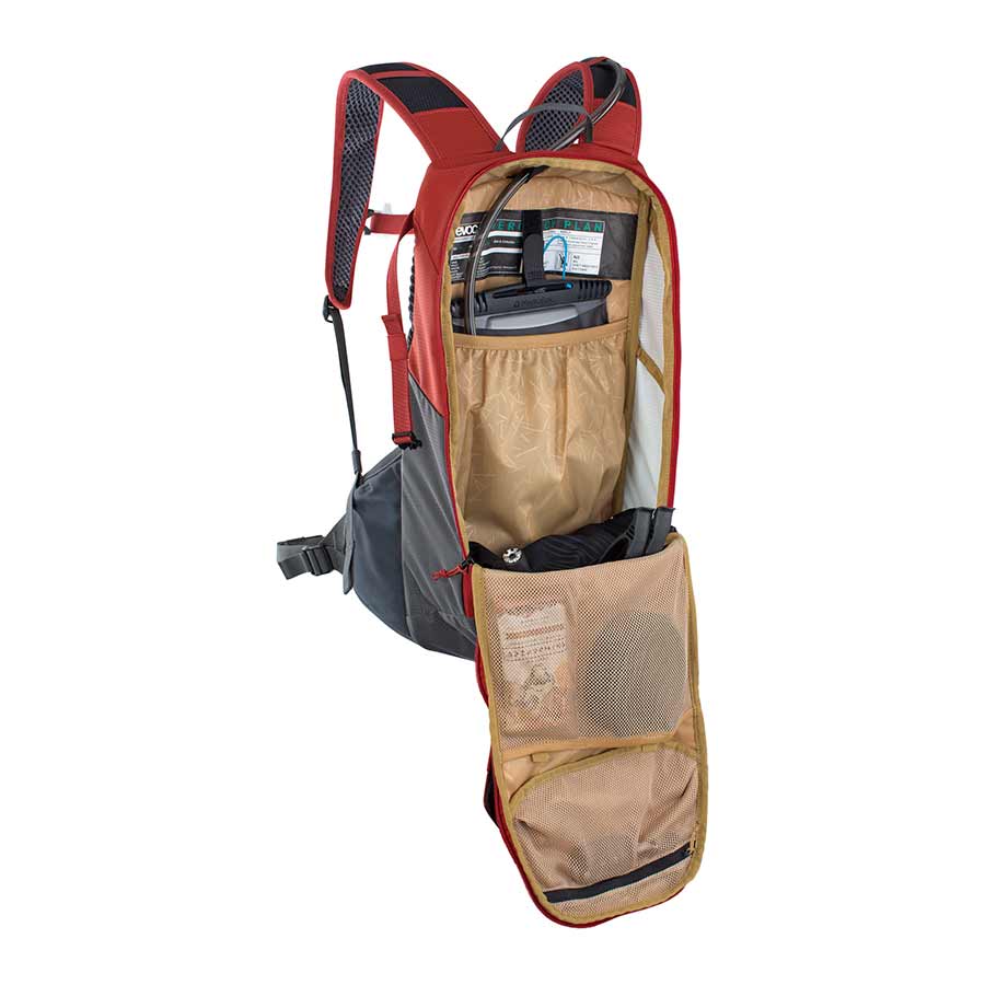 EVOC, Ride 12, Hydration Bag, Volume: 12L, Bladder: Included (2L), Carbon/Grey