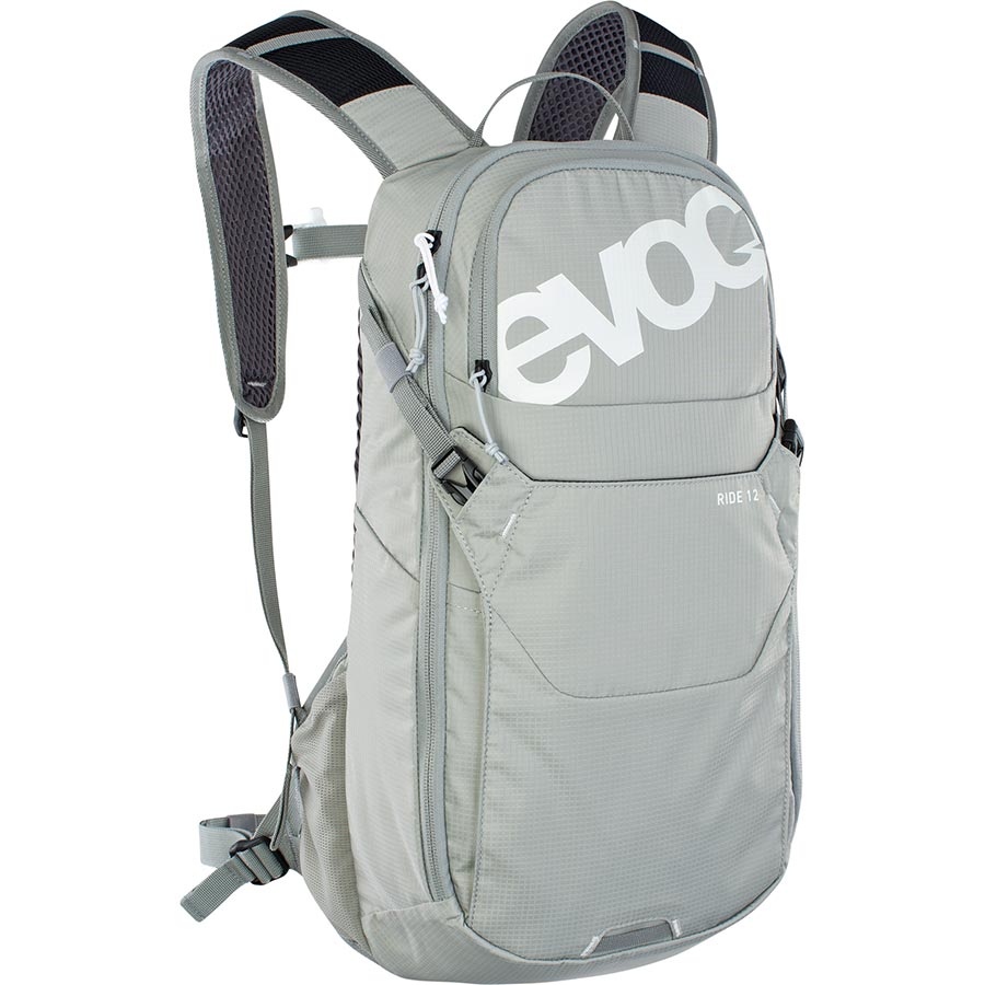 EVOC, Ride 12, Hydration Bag, Volume: 12L, Bladder: Included (2L), Carbon/Grey