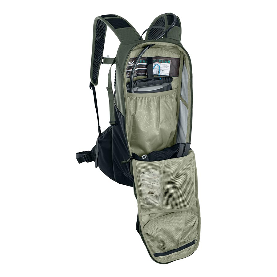 EVOC, Ride 12, Hydration Bag, Volume: 12L, Bladder: Included (2L), Carbon/Grey