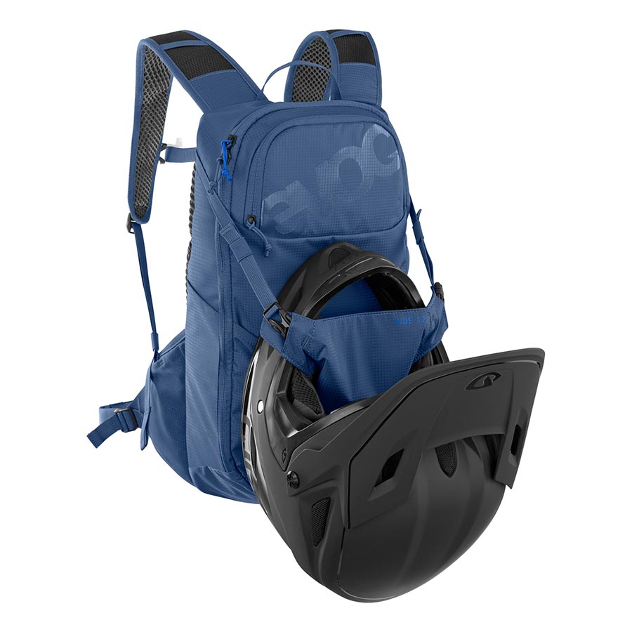 EVOC, Ride 12, Hydration Bag, Volume: 12L, Bladder: Included (2L), Carbon/Grey