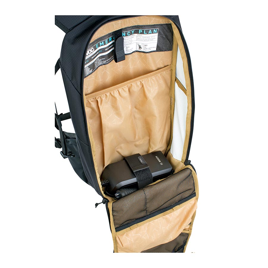 EVOC, E-Ride 12, Hydration Bag, Volume: 12L, Bladder: Not included, Black