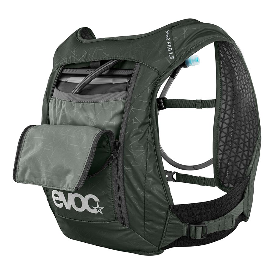 EVOC, Hydro Pro 1.5 + 1.5l Bladder, Hydration Bag, Volume: 1.5L, Bladder: Included (1.5L), Steel