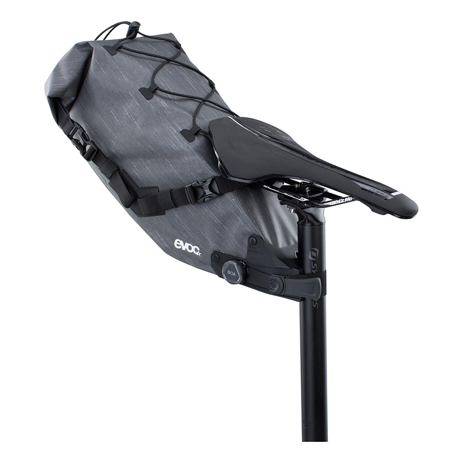 EVOC, Seat Pack Boa WP, Seat Bag, 12L, Carbon Grey