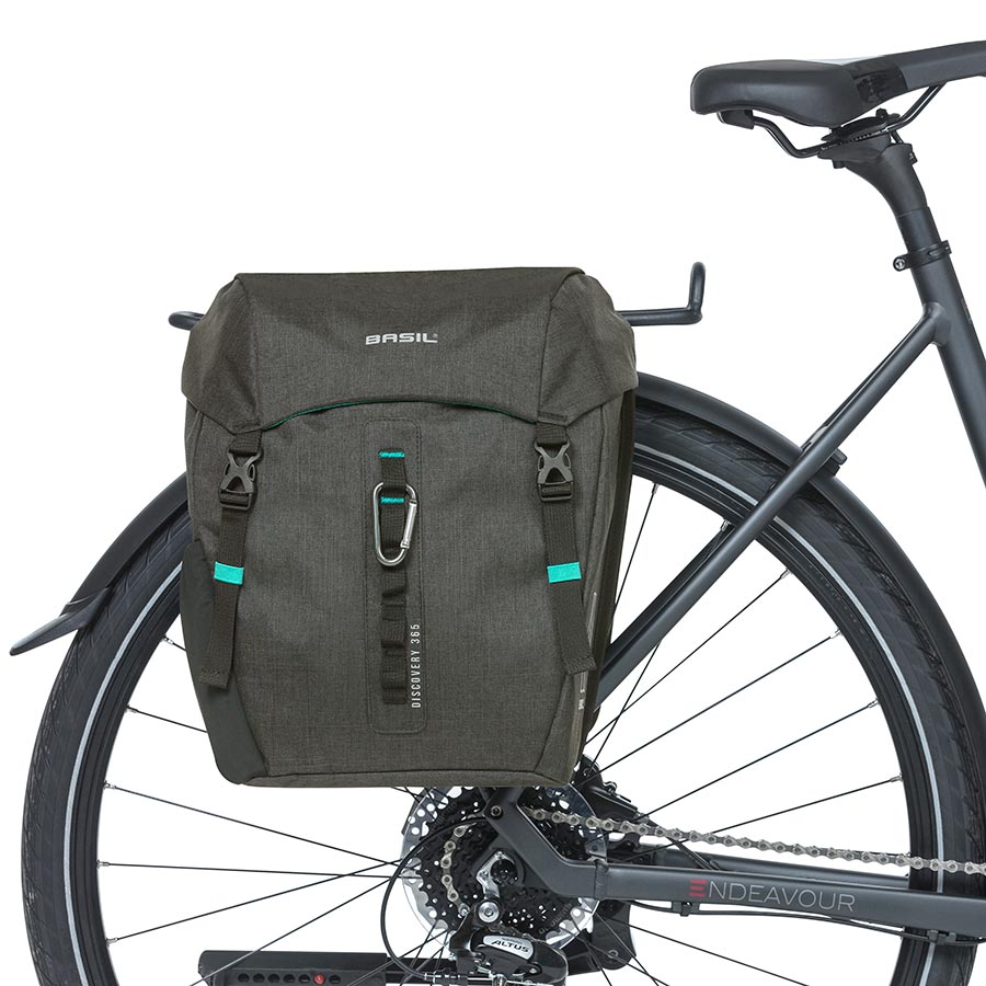 Basil, Discovery 365, Pannier, 18L, Black