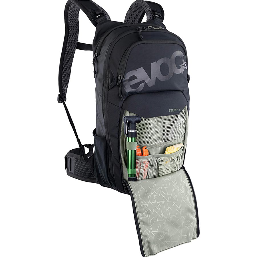 EVOC, Stage 12, Hydration Bag, Volume: 12L, Bladder: Not included, Black