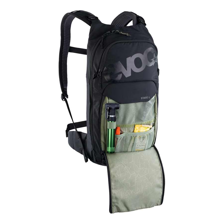 EVOC, Stage 6 + 2L Bladder, Hydration Bag, Volume: 6L, Bladder: Included (2L), Black