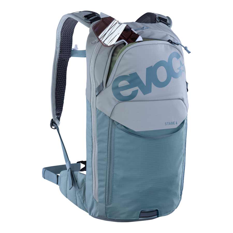 EVOC, Stage 6 + 2L Bladder, Hydration Bag, Volume: 6L, Bladder: Included (2L), Black