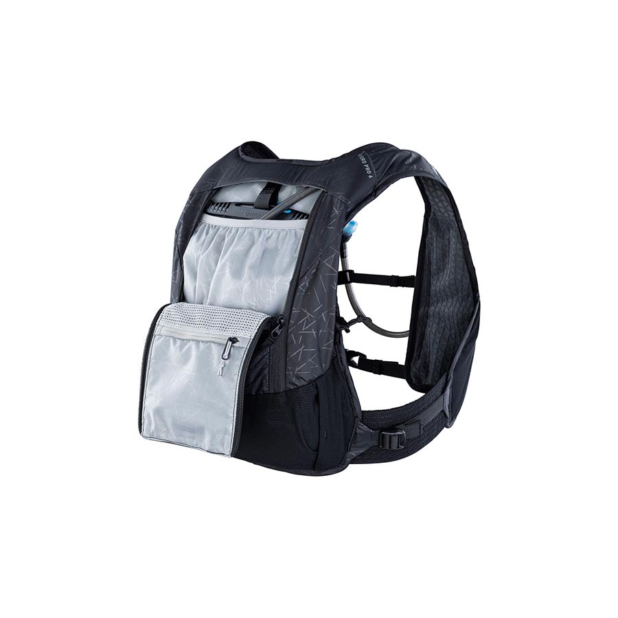 EVOC, Hydro Pro 6 + 1.5L Bladder, Hydration Bag, Volume: 6L, Bladder: Included (1.5L), Black