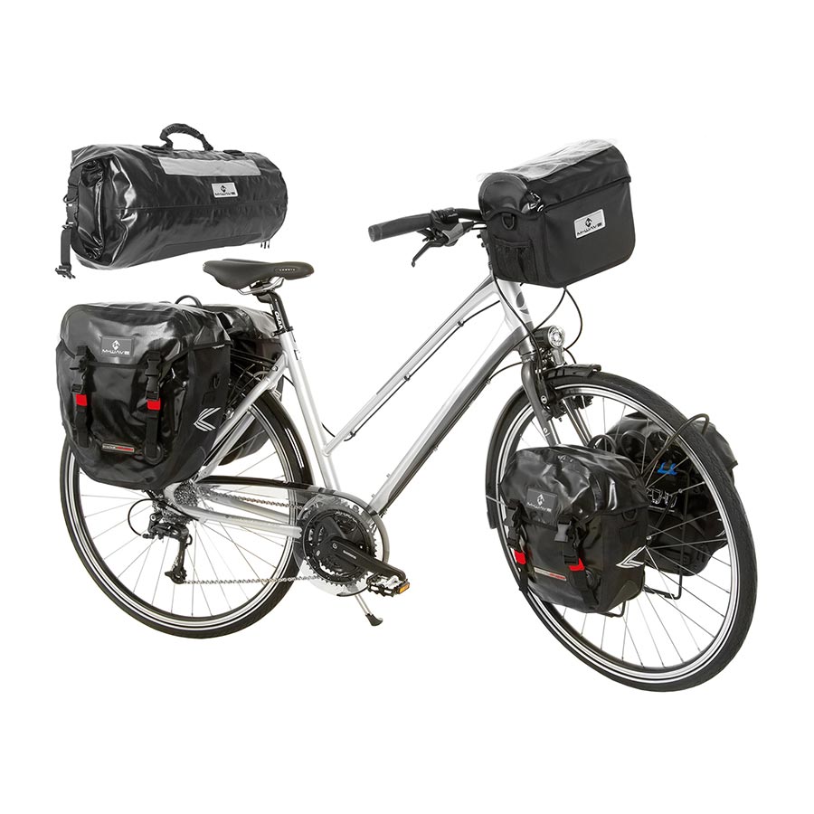 M-Wave, Alberta, Pannier, 40L, Black