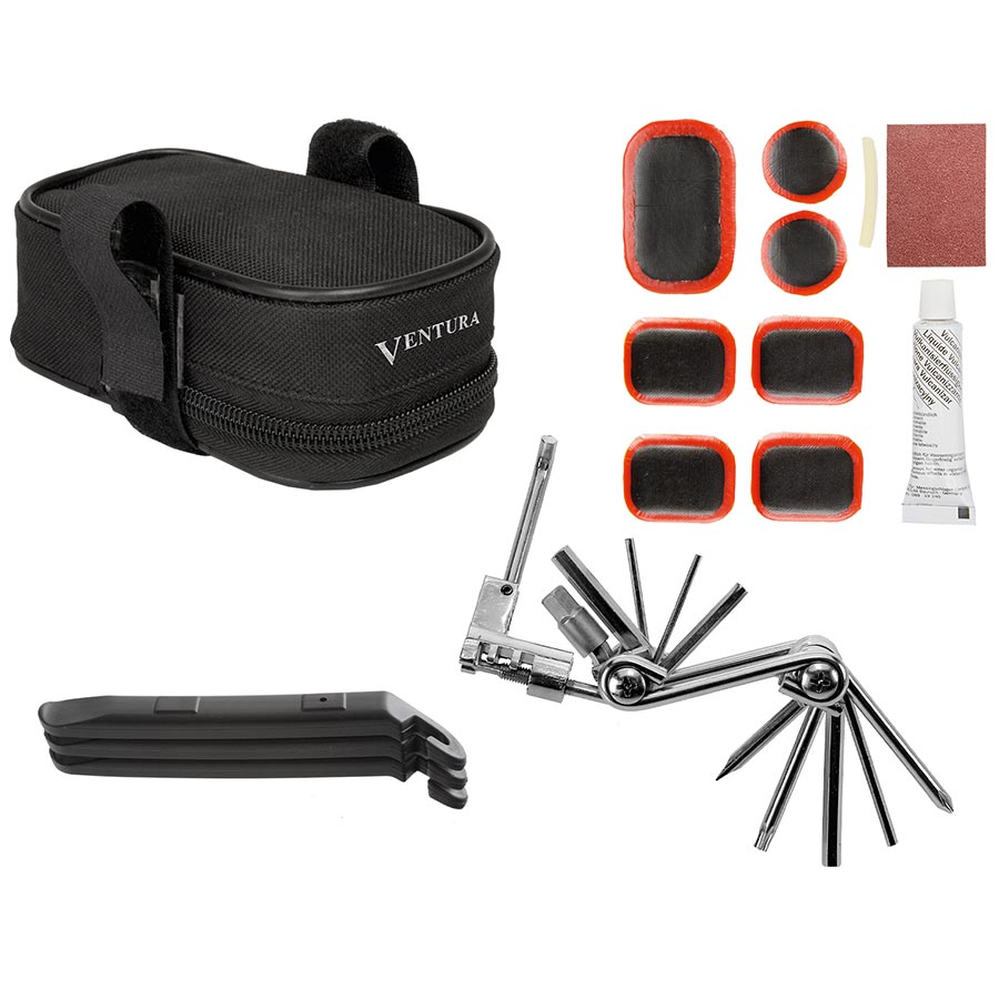 Ventura, Seat Bag Repair Kit, Seat Bag, Black