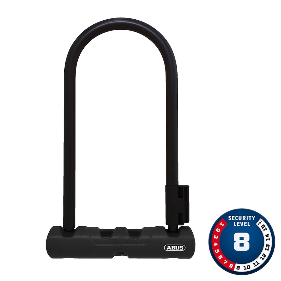 Abus, Ultra 410, U-Lock, Key, 12mm, 17.0cm x 23.0cm, 6.7'' x 9'', SH34, Green