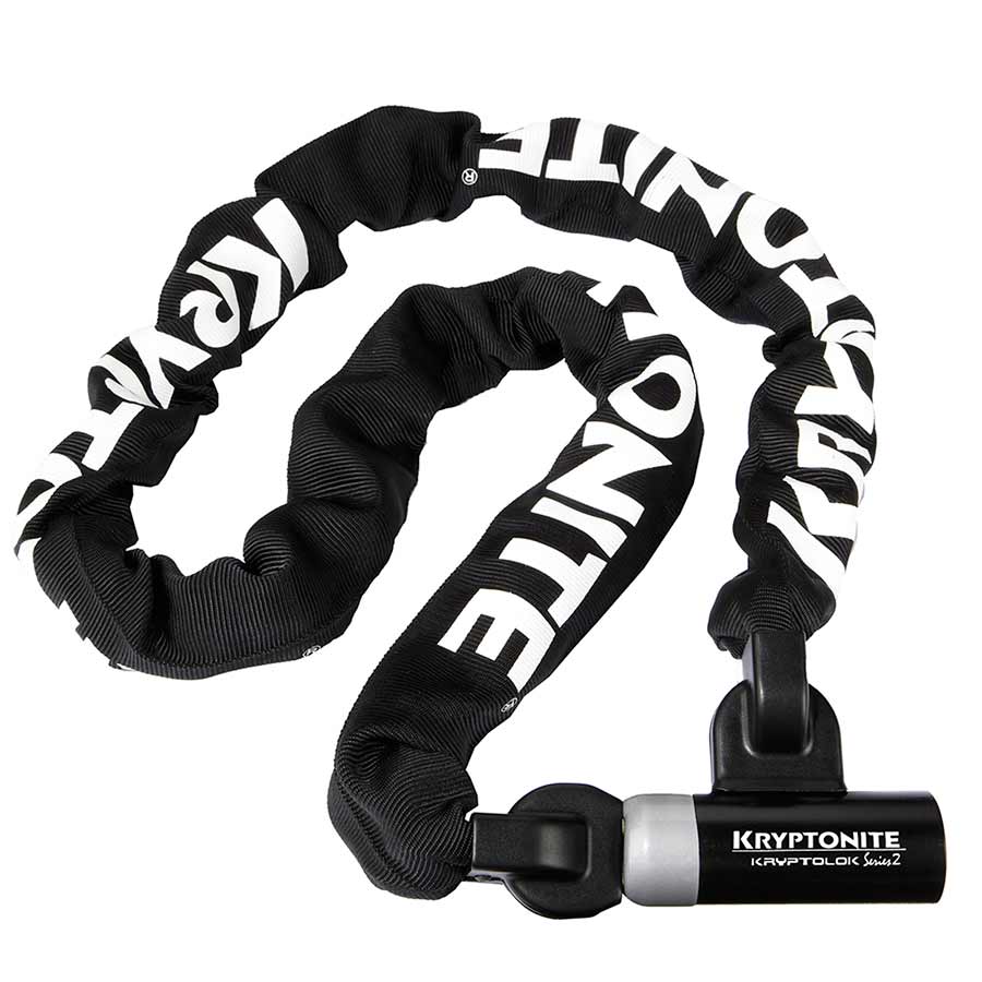 Kryptonite, KryptoLok 2 995, Chain Lock, Key, 9mm, 95cm, 3.1', Black