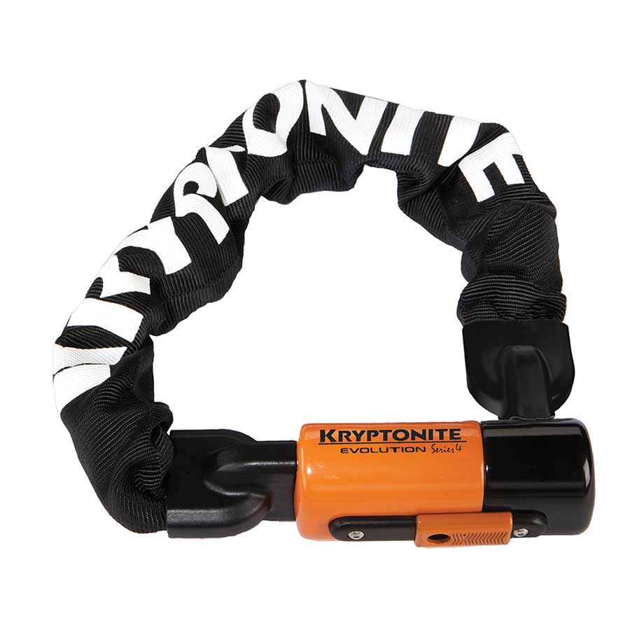 Kryptonite, Evolution 4 1055 Mini, Chain Lock, Key, 10mm, 55cm, 21.6'', Black