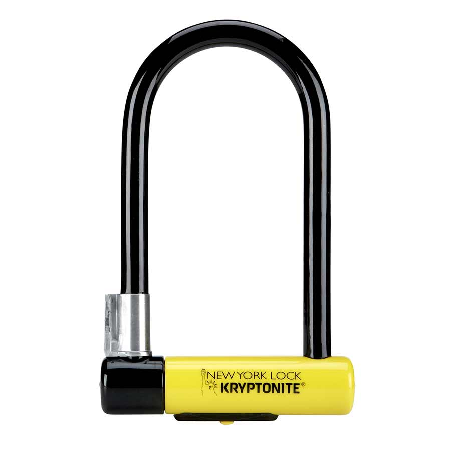 Kryptonite, New York STD (DD), U-Lock, Key, 101x203mm, 4''x8'', Thickness in mm: 16mm, Yellow