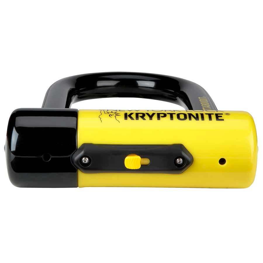 Kryptonite, New York Fahgettaboudit Mini (DD), U-Lock, Key, 83x152mm, 3.25''x6'', Thickness in mm: 18mm, Yellow