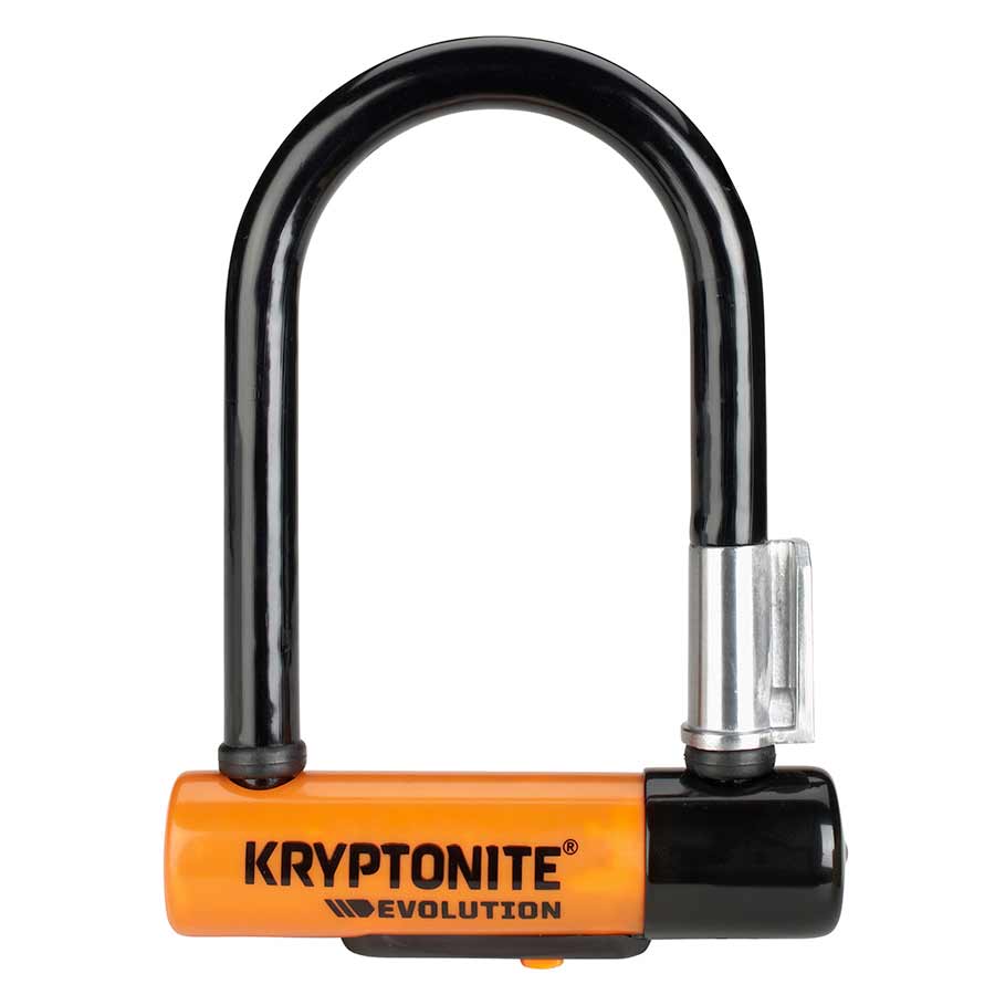 Kryptonite, Evolution STD (DD), U-Lock, Key, 101x229mm, 4''X9'', Thickness in mm: 14mm, Orange