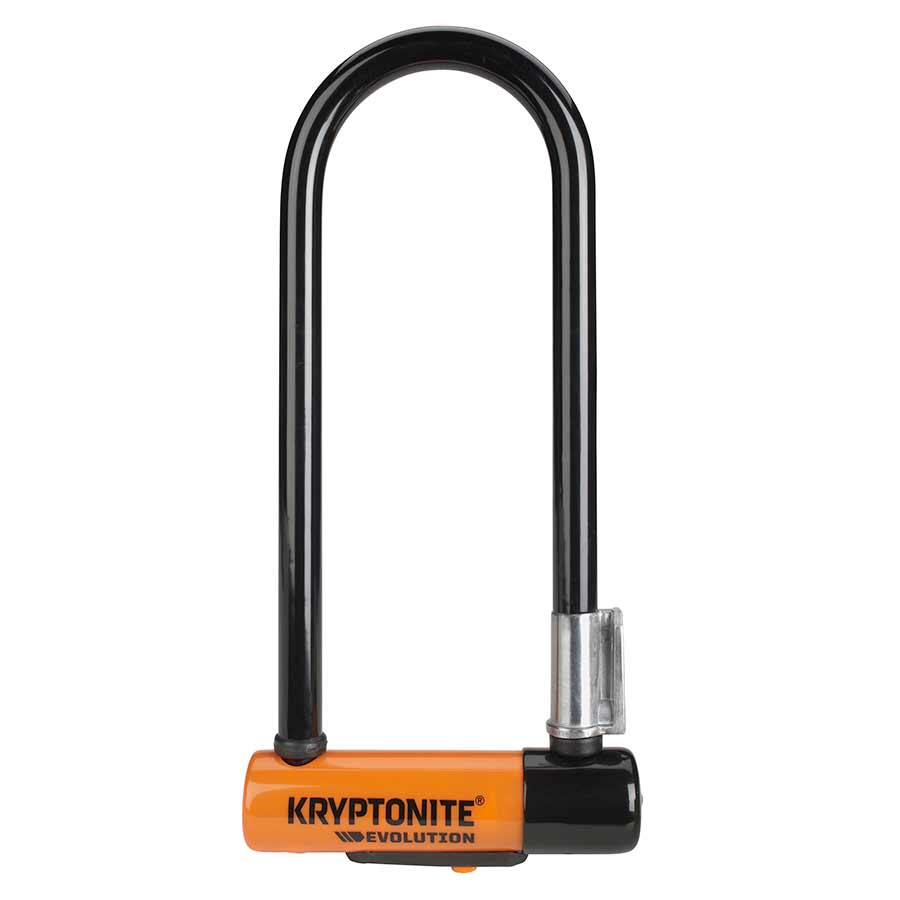 Kryptonite, Evolution STD (DD), U-Lock, Key, 101x229mm, 4''X9'', Thickness in mm: 14mm, Orange