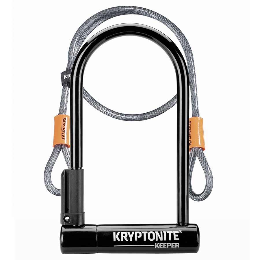 Kryptonite, Keeper STD (DD), U-Lock, Key, 102x203mm, 4''x8'', Thickness in mm: 12mm, Black