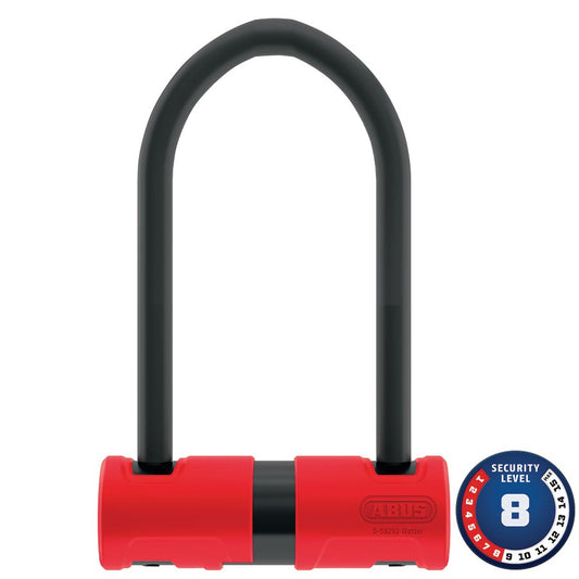 Abus, 440A Alarm, U-Lock, Key, 150x160mm, 5.9''x6.3'', Thickness in mm: 12mm, Black