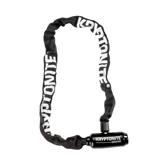 Kryptonite, Keeper 585, Chain Lock, Key, 5mm, 85cm, 2.8', Black