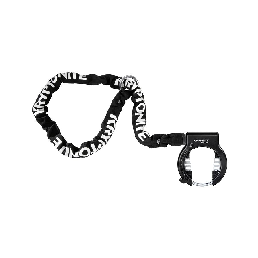 Kryptonite, Ring Lock w/ Flex Mount, Frame Lock, Key, Black