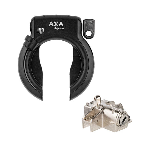 AXA, Defender + Bosch Battery Lock, Frame Lock, Key, Black