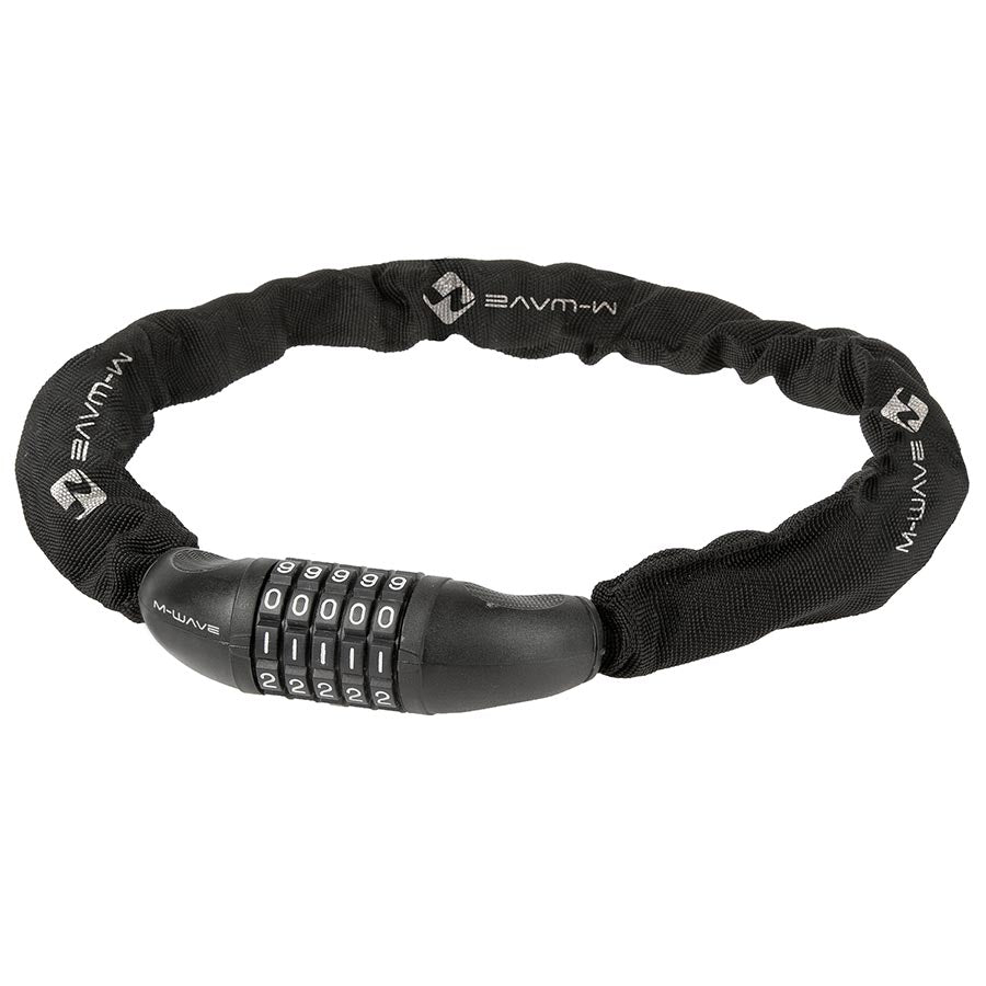 M-Wave, C 6.8,5 Chain, Chain Lock, Key, 6mm, 85cm, Black