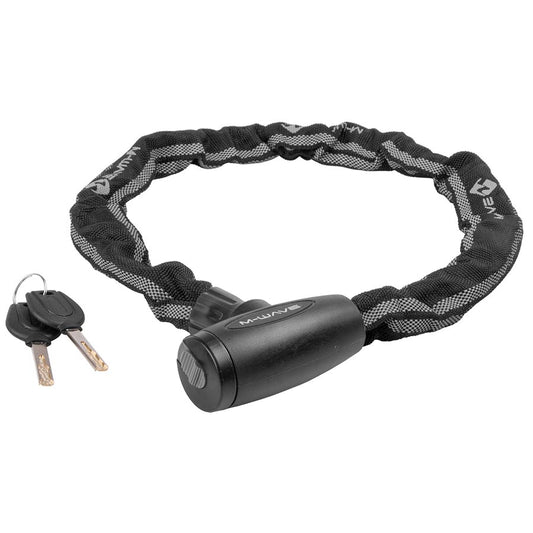 M-Wave, C 6.8,5 Illu Chain, Chain Lock, Key, 6mm, 85cm, Black