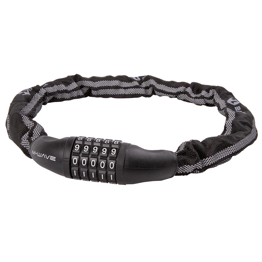 M-Wave, C 6.8,5 Illu Chain, Chain Lock, Key, 6mm, 85cm, Black