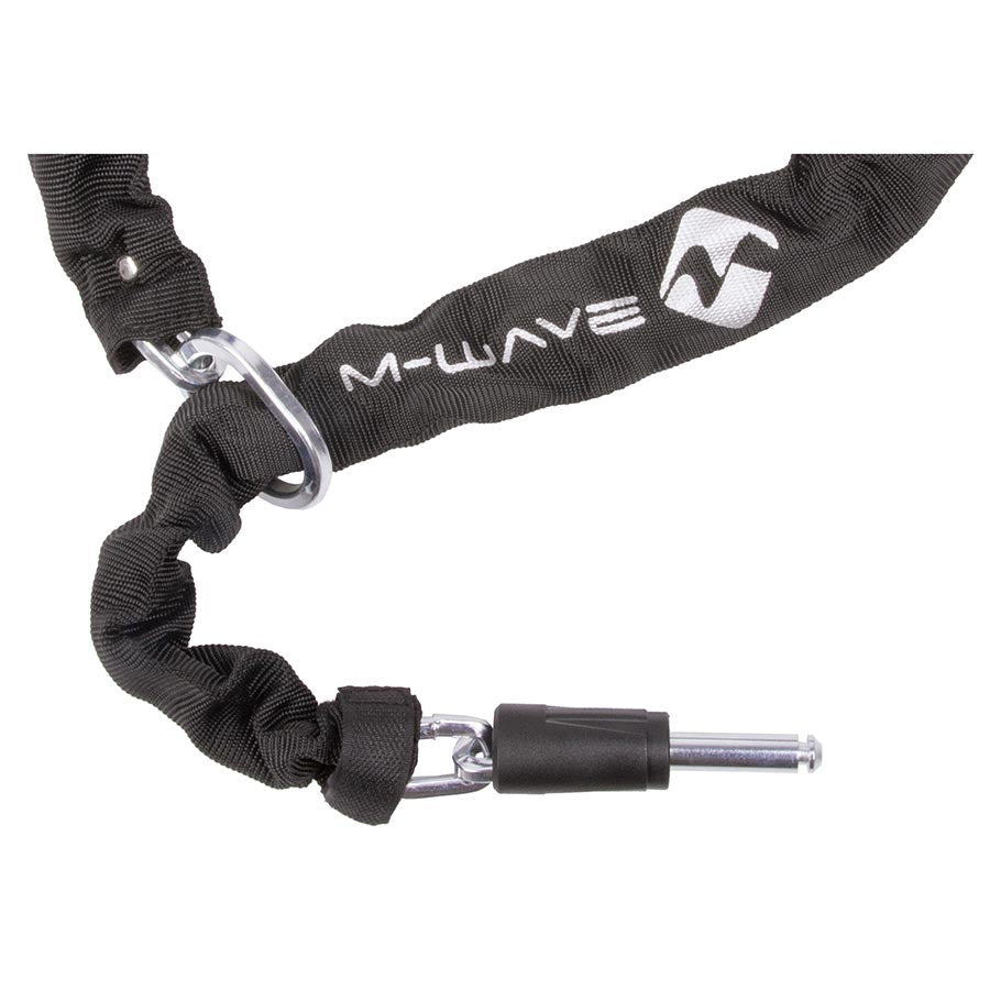 M-Wave, Ringchain XL, Chain Lock, Key, 5.5mm, 100cm, Black