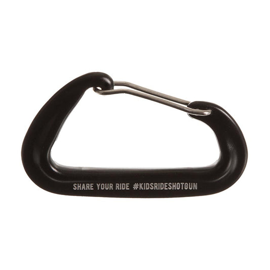 Kids Ride Shotgun, Carabiner - Black - (Boxed Part)