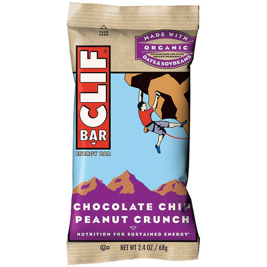 Clif, Energy bars, Chocolate Chip, 12pcs