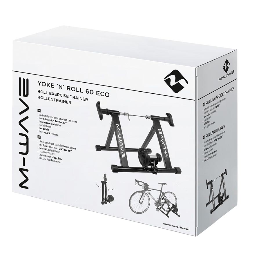 M-Wave, Yoke 'N 'Roll 60, Trainer, Magnetic resistance, Adjustment lever directly on resistance unit