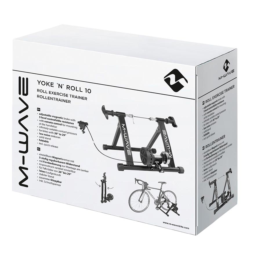 M-Wave, Yoke 'N 'Roll 10, Trainer, Magnetic resistance, Handlebar remote for resistance adjustments