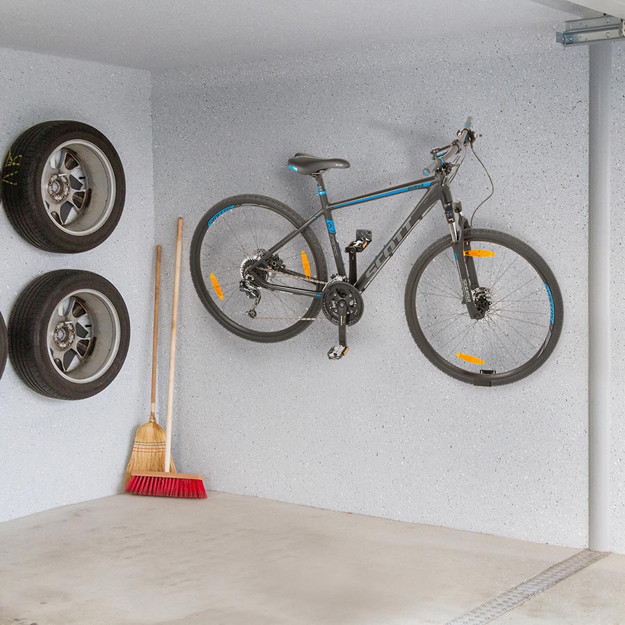 Ventura, Bicycle Depot Pedal Rest, for use with ceiling mounted pulley system