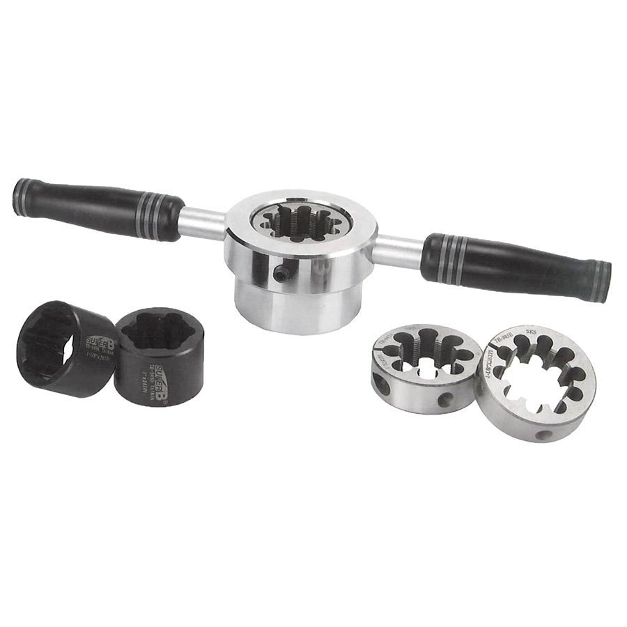 Super-B, TB-19454, Fork Threading Tool, 1''-24TPI & 1-1/8''-26TPI