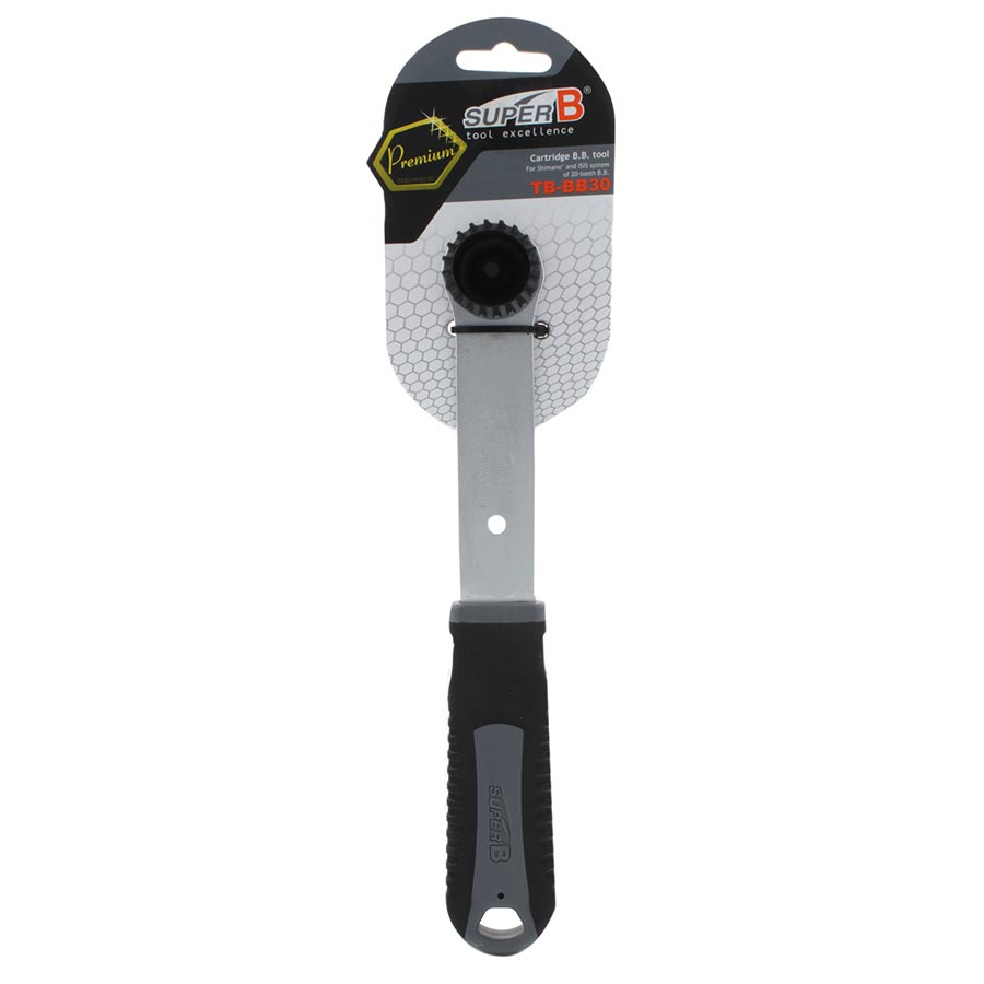 Super-B, TB-BB30, Bottom Bracket Tool, Shimano / ISIS, with integrated handle