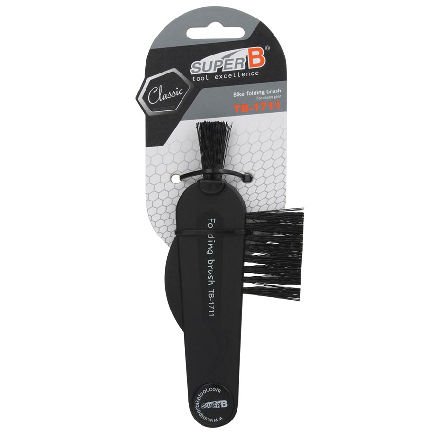 Super-B, TB-1711, Folding gear cleaning brush