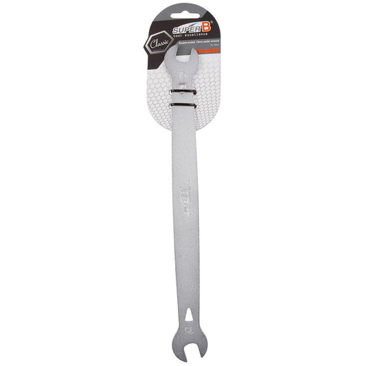 Super-B, TB-8625, Double ended pedal wrench, 15mm