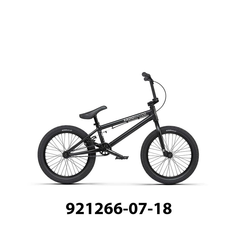 Radio, Dice, BMX, 16'', Matte Black, 16''