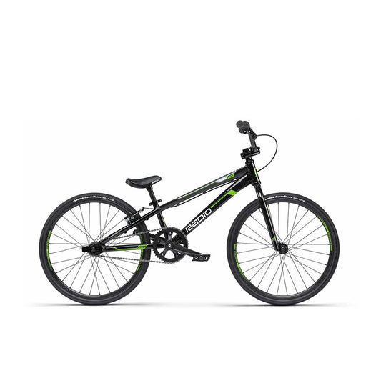 Radio Raceline, Xenon Junior, BMX, 20'', Black / Monster Green, 18.5''